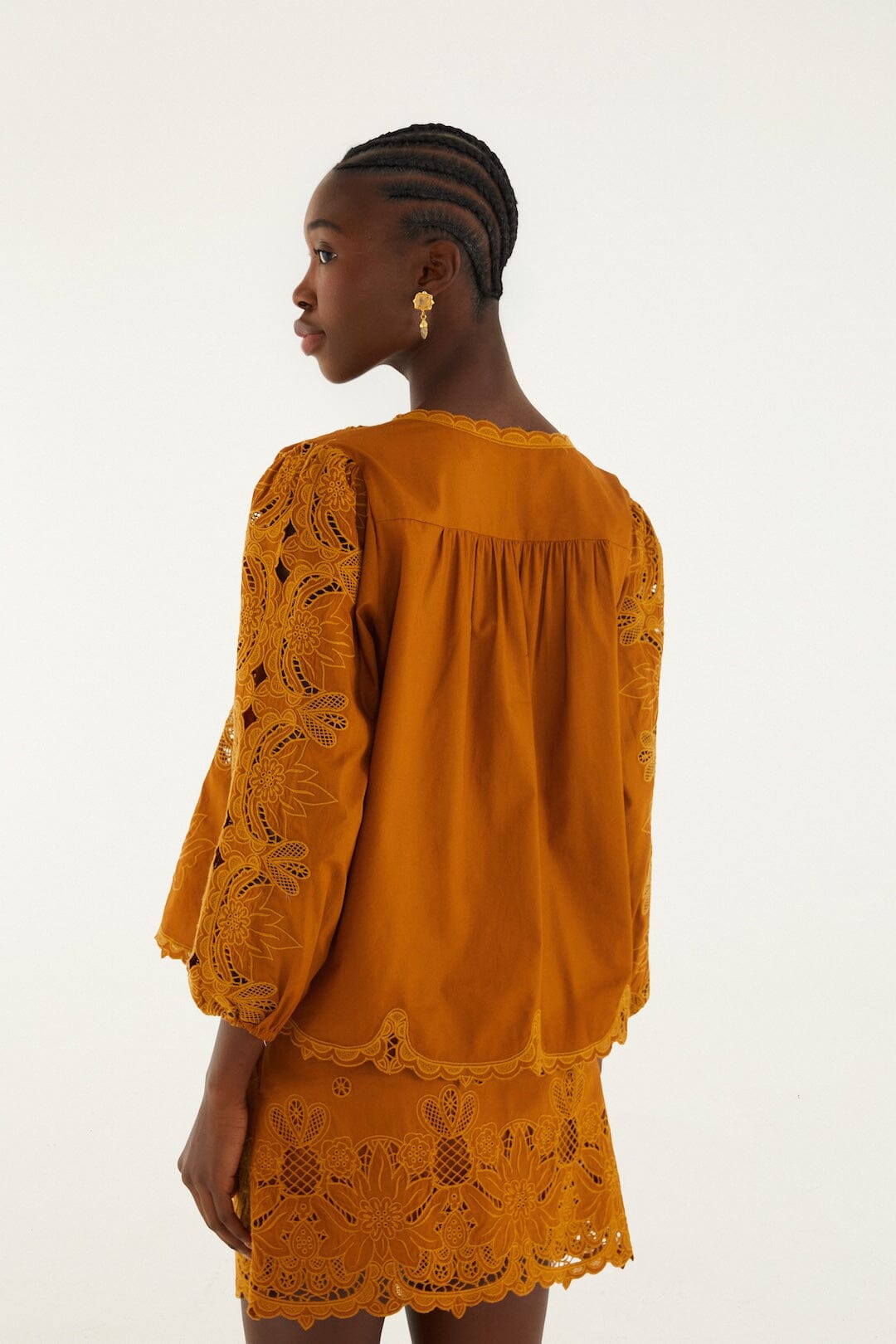 FARM Rio Sale by Type Camel Richelieu Mini Skirt