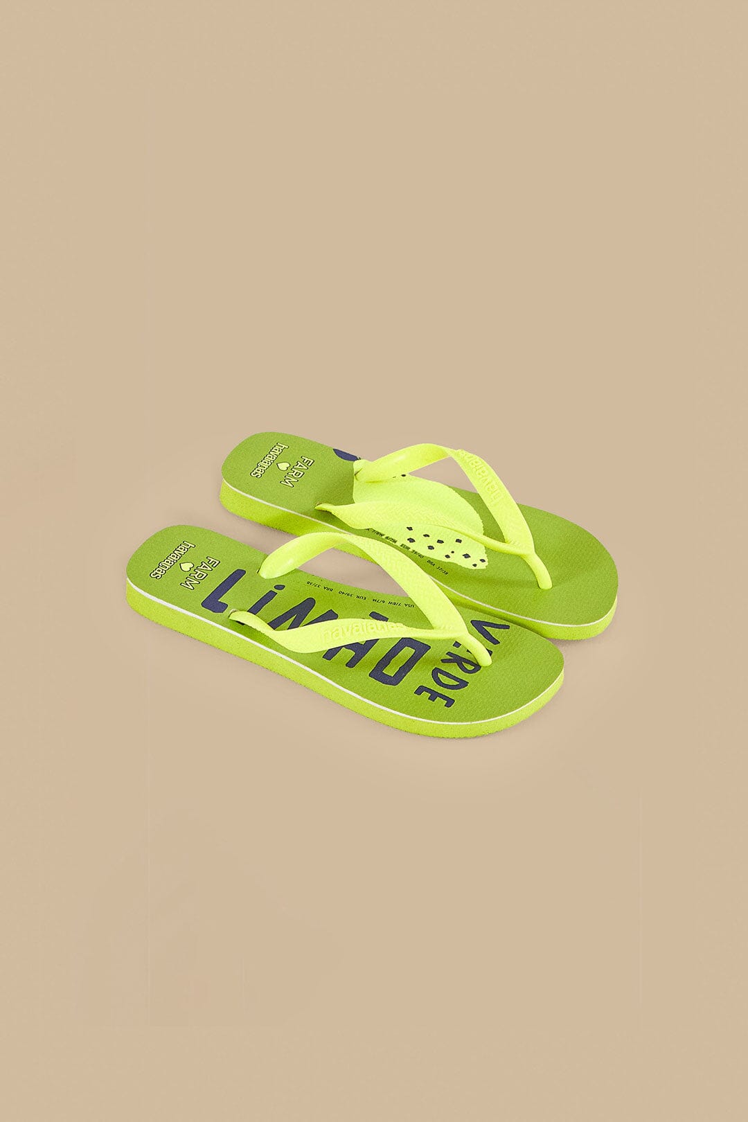 FARM Rio Shop Green Lime Havaianas Sandals