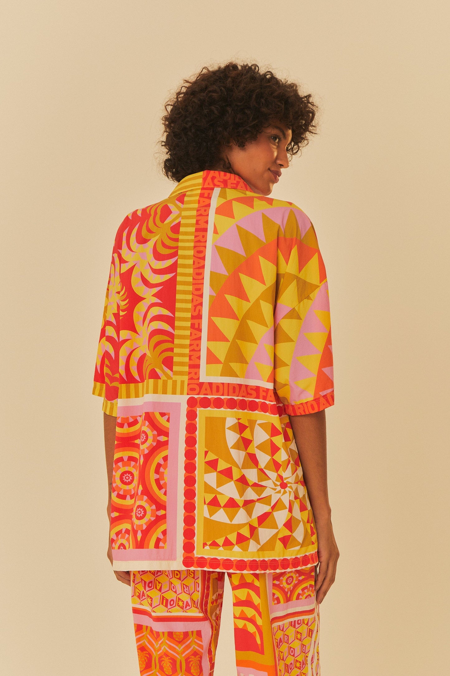 FARM Rio Sale Adidas Farm Solar Kaleidoscope Pink Top