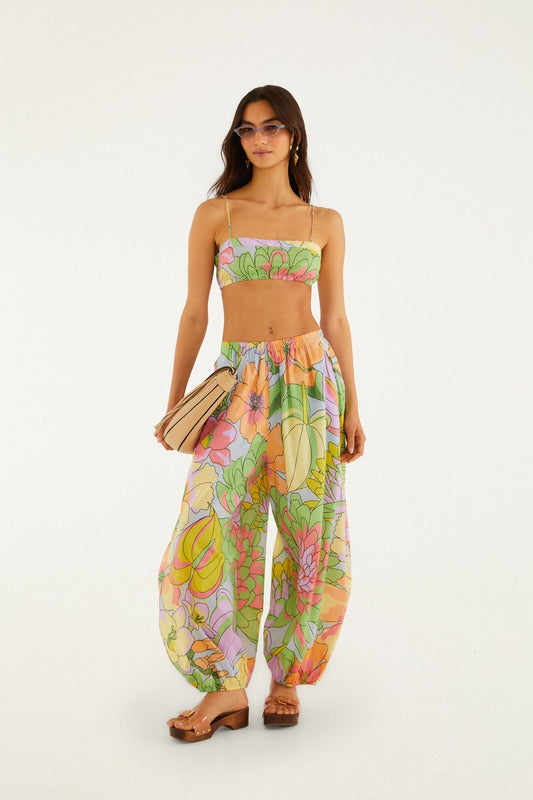 FARM Rio Shop Multicolor Spring Affair Organic Cotton Balloon Pants