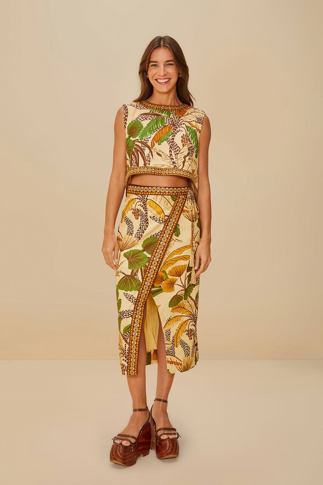 FARM Rio Sale by Type|Shop Sand Foliage Sketch Blouse