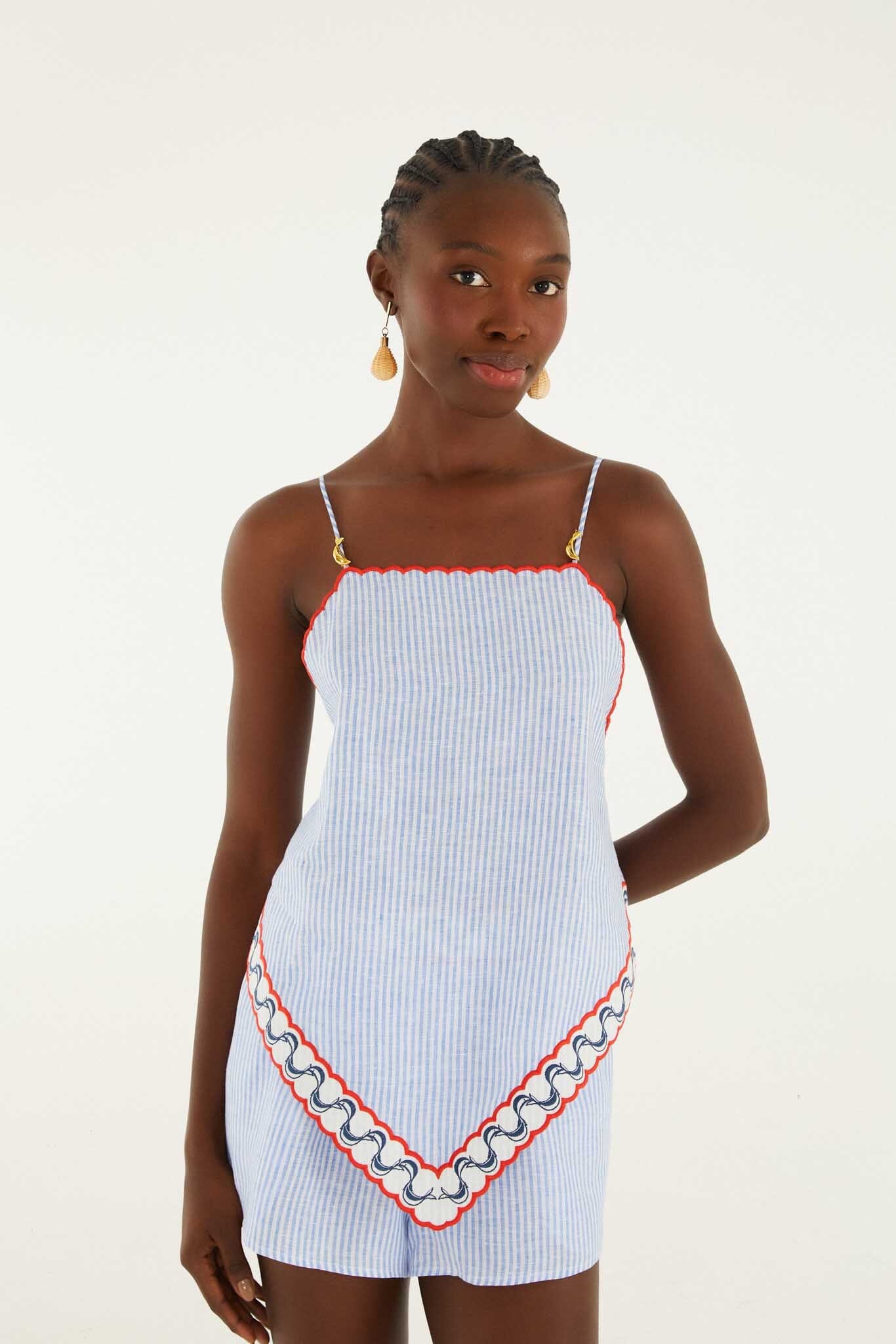 FARM Rio Shop Blouse With Embroidery Detail