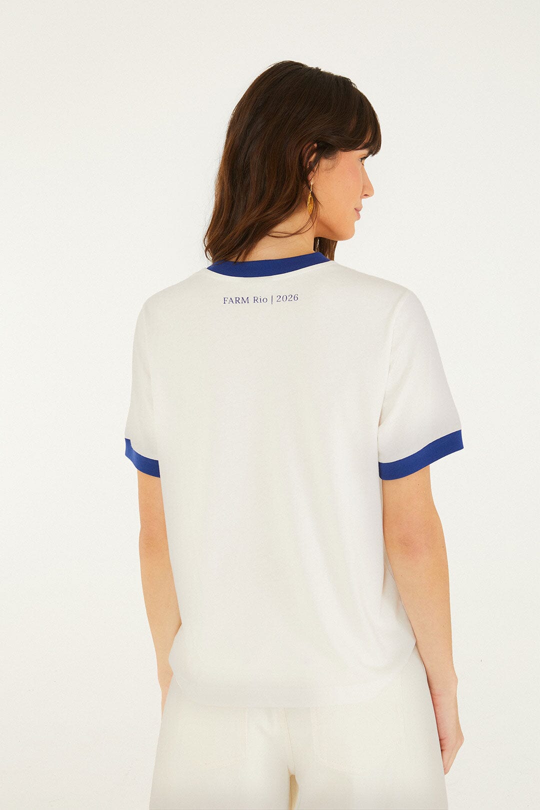 FARM Rio Shop Off-White Together We Play Short Sleeve T-Shirt
