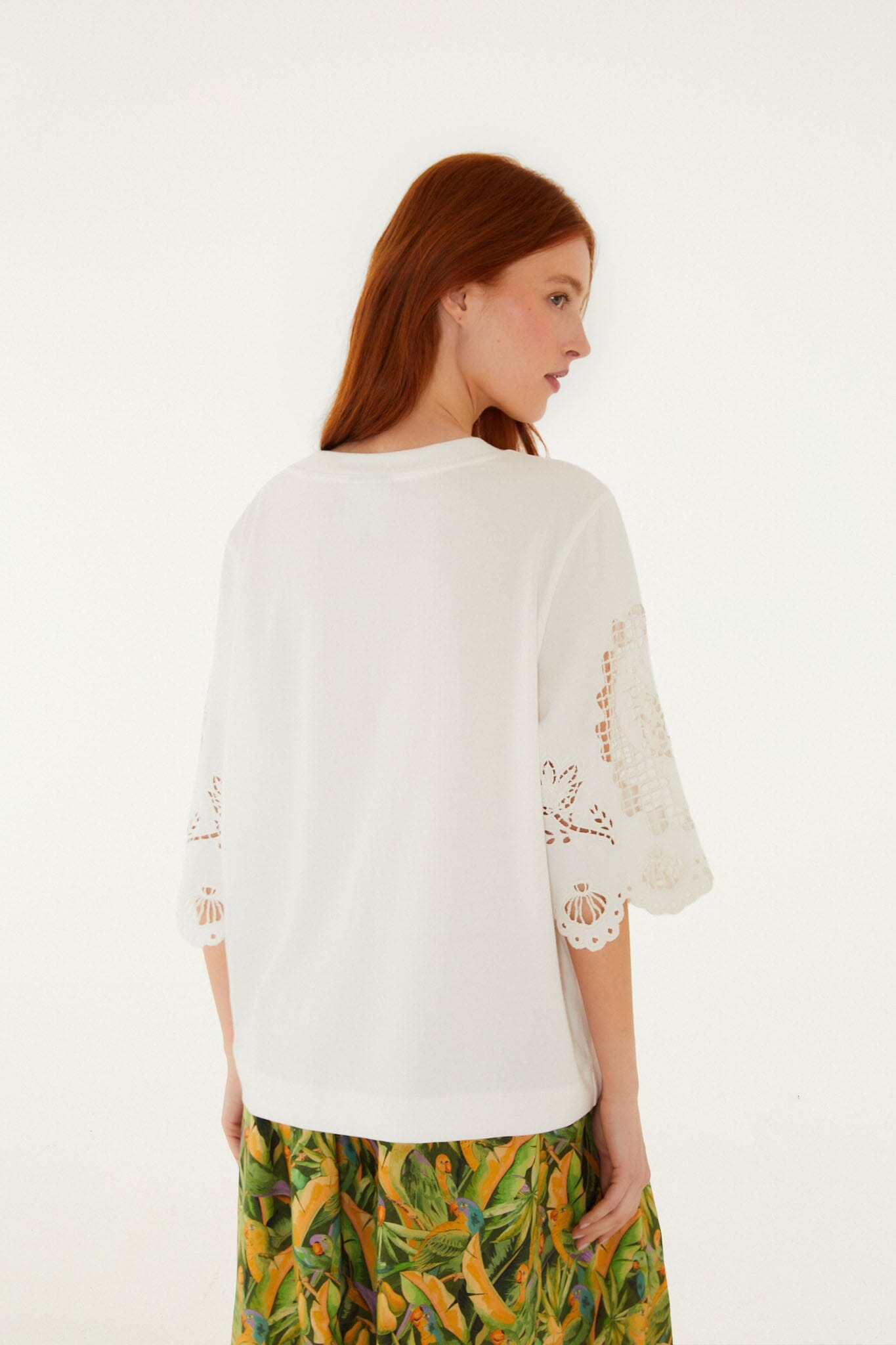 FARM Rio Shop Ropes And Birds Richelieu Blouse
