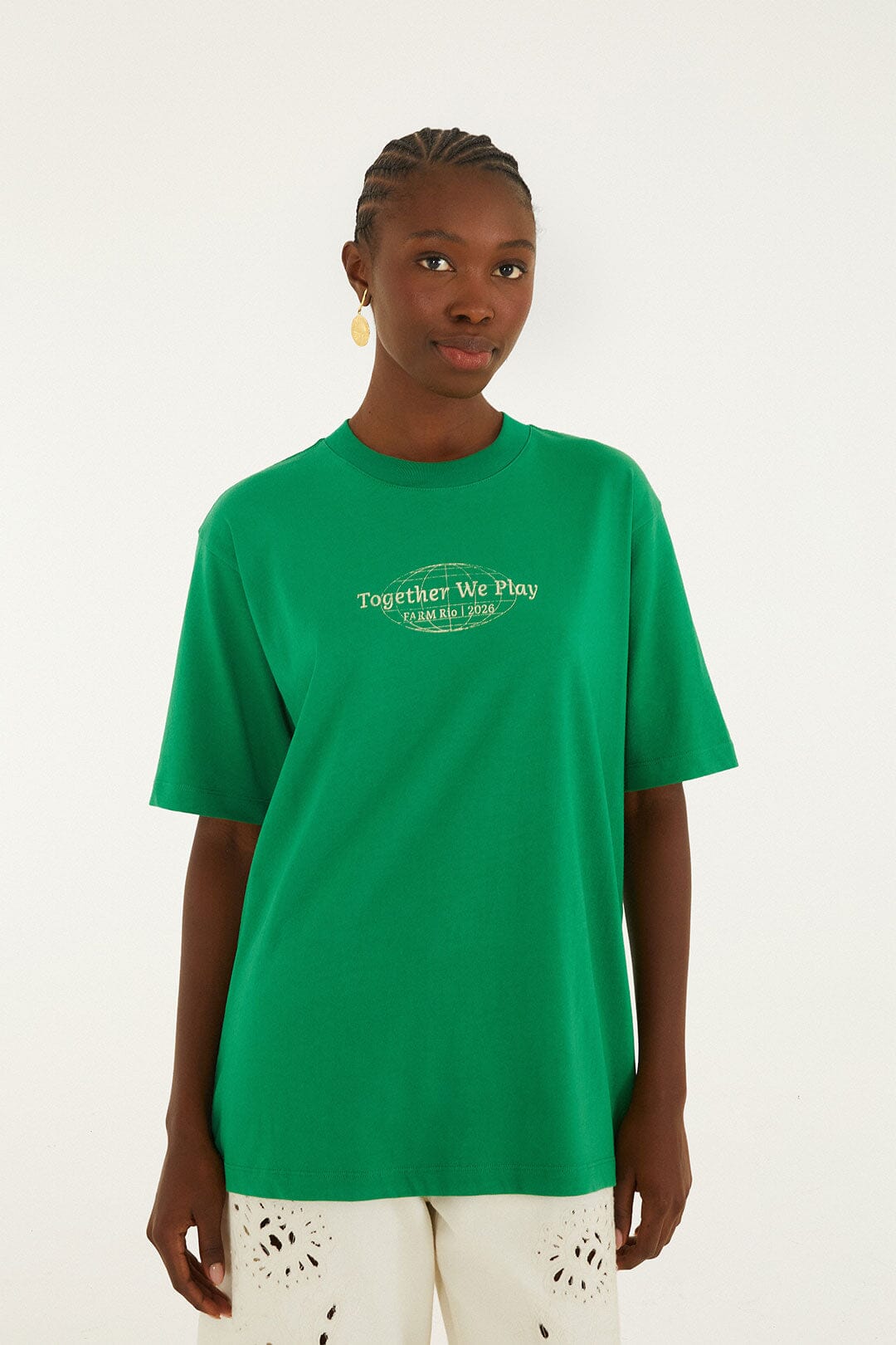 FARM Rio Shop Green Together We Play Short Sleeve T-Shirt