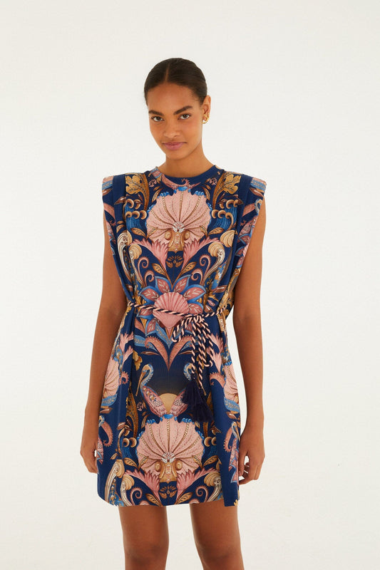 FARM Rio Shop Boho Beauty Mini T-Shirt Dress