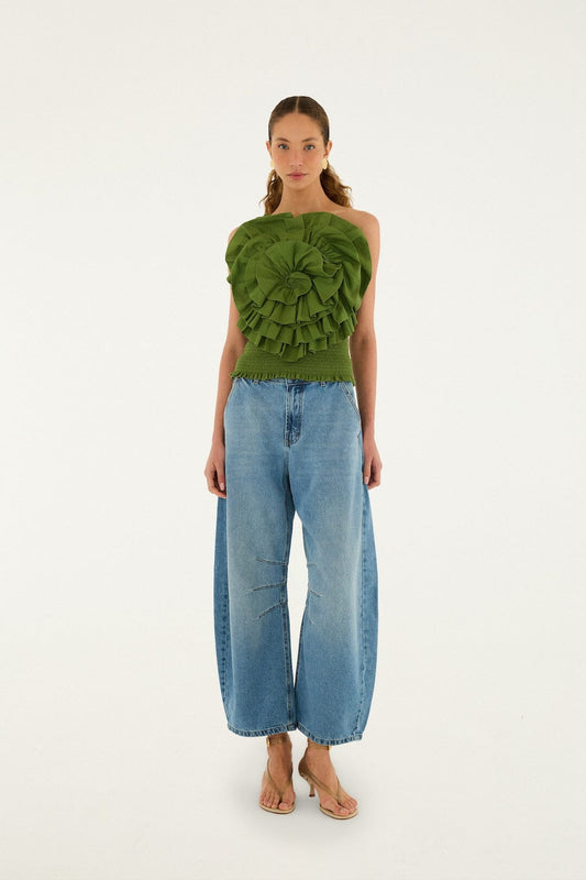 FARM Rio Shop Barrel Denim Pants