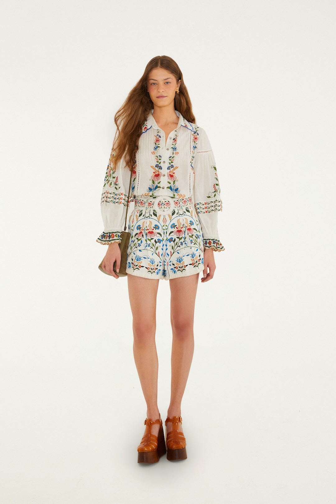 FARM Rio Shop Fraga Print Shorts