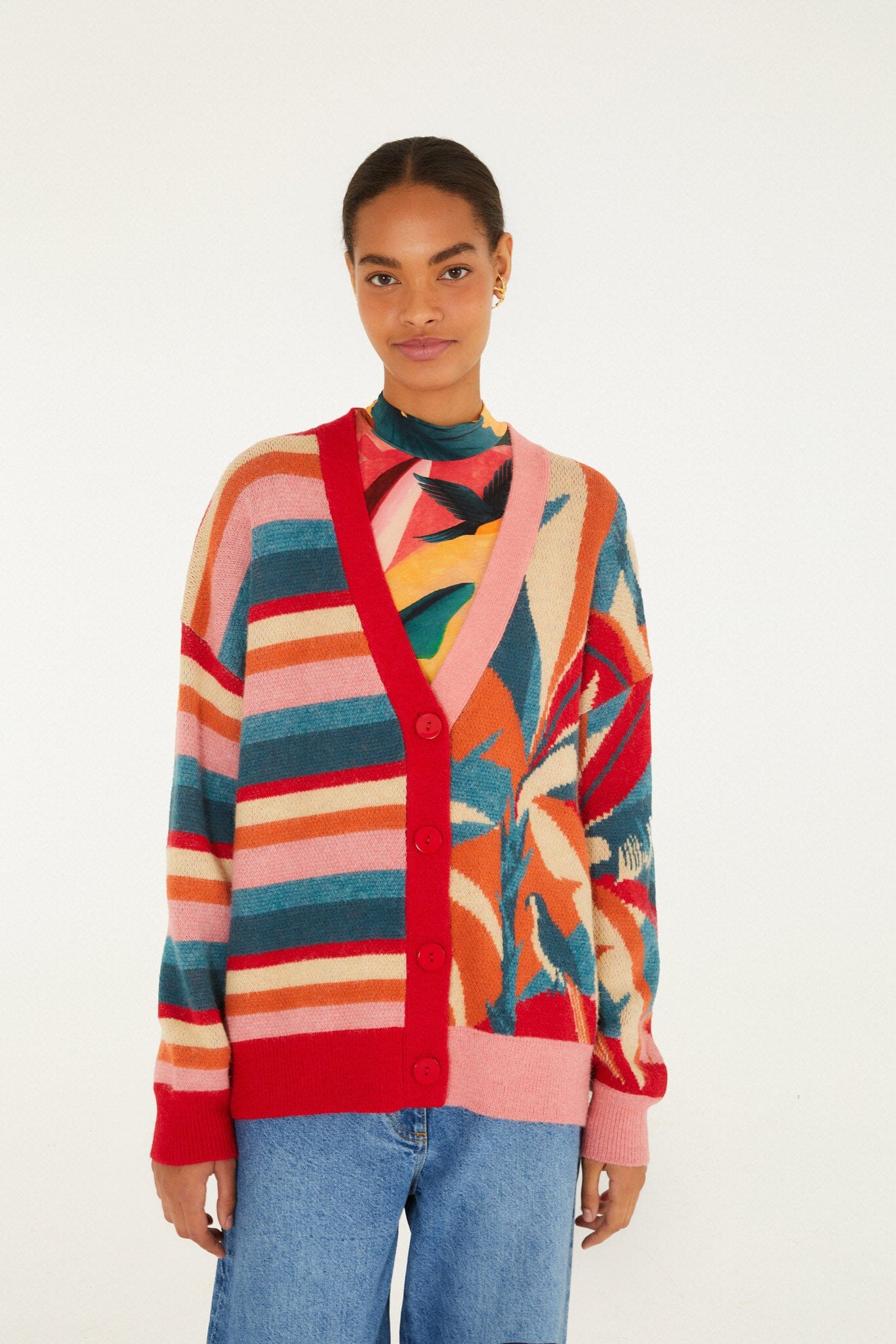 FARM Rio Shop Atlantic Rainforest Knit Cardigan