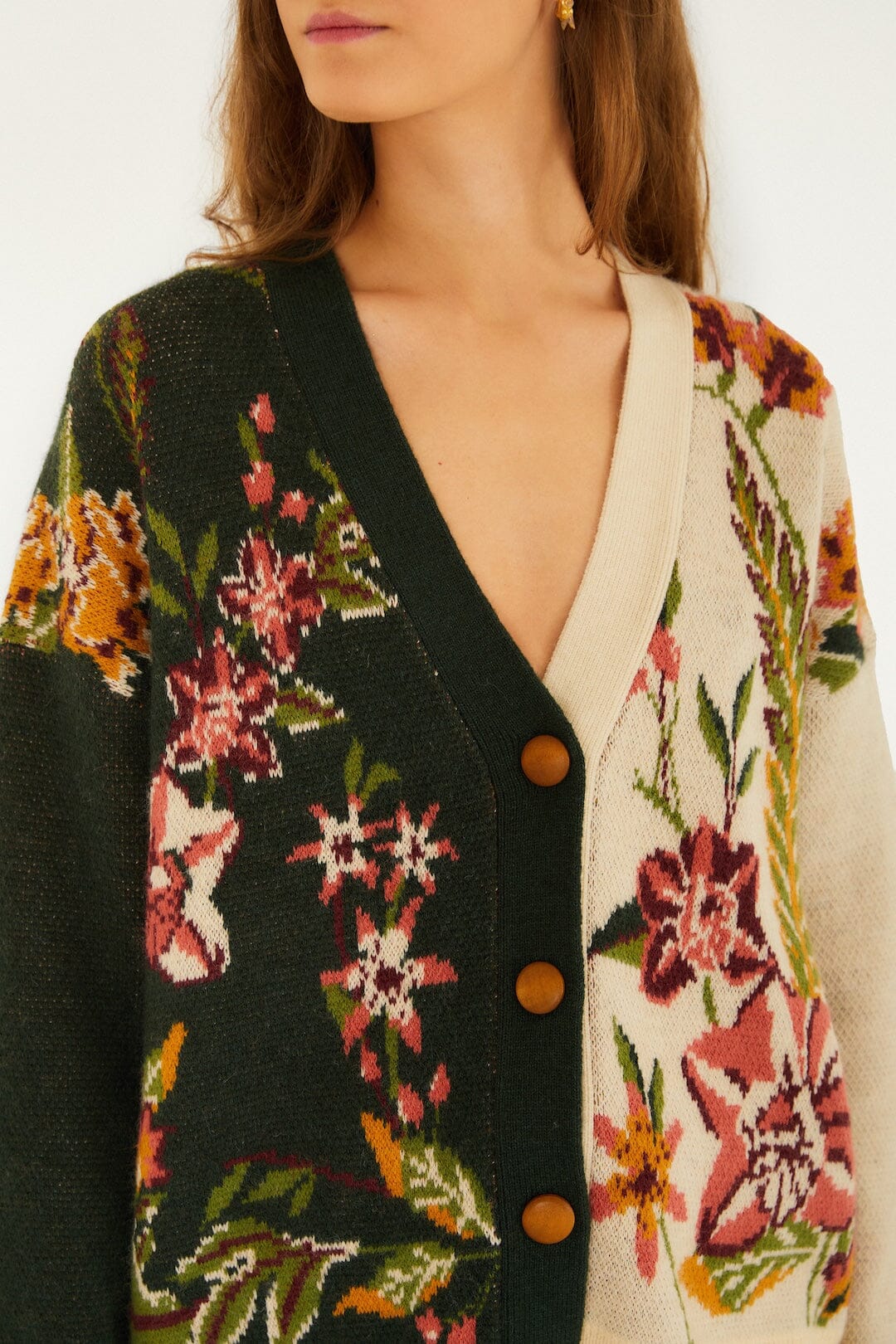 FARM Rio Shop Mixed Nature Knit Cardigan