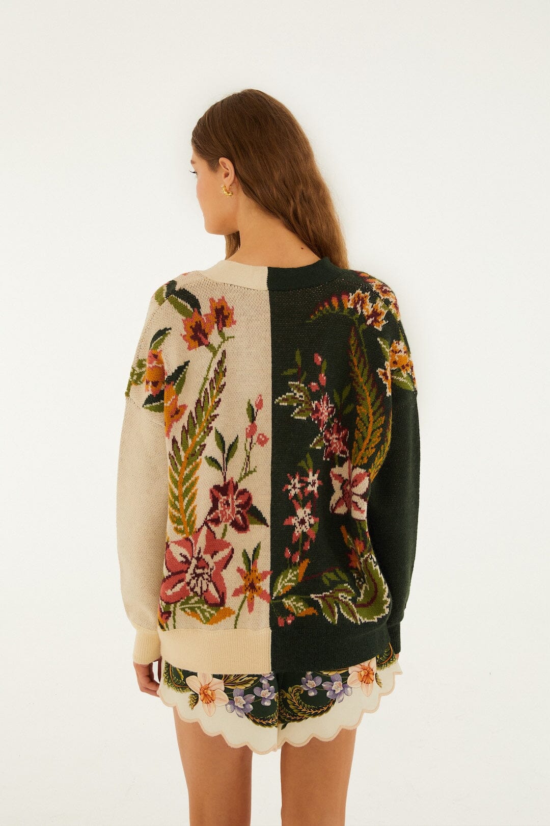 FARM Rio Shop Mixed Nature Knit Cardigan