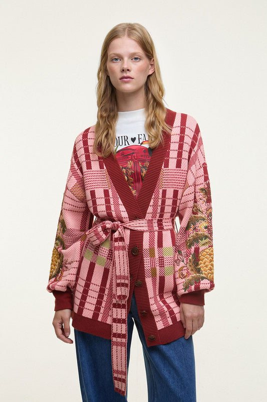 FARM Rio Shop Luisa Embroidered Cardigan