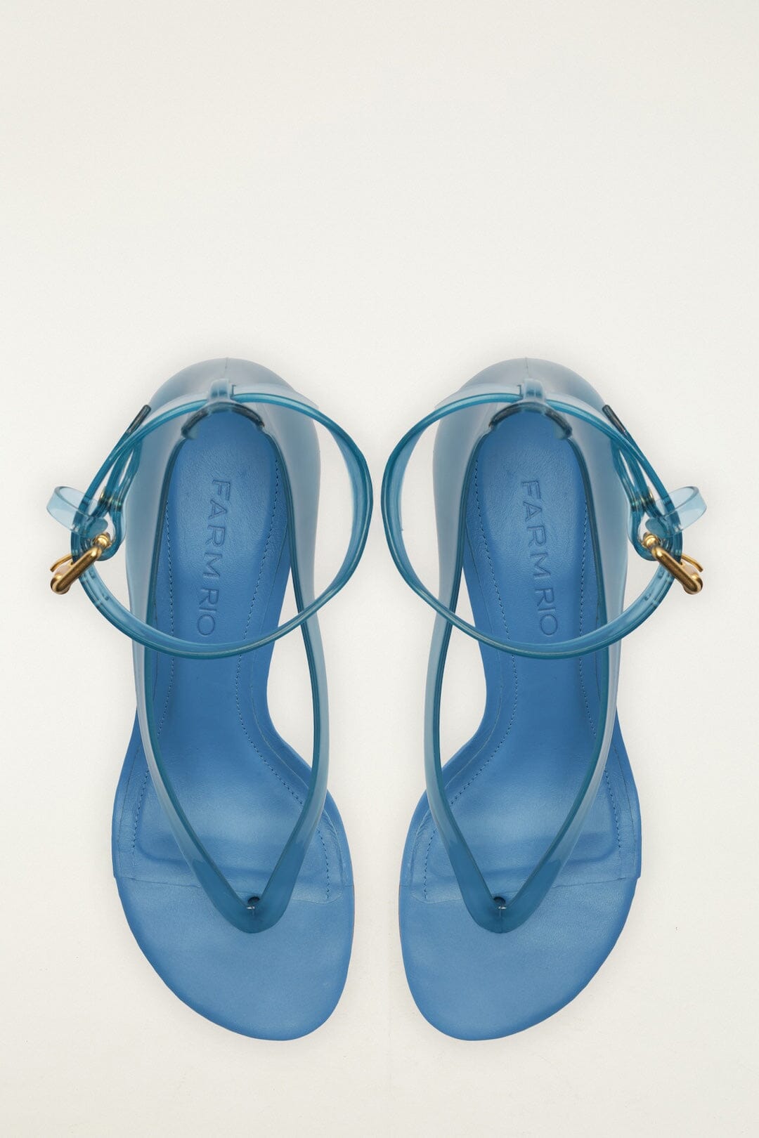 FARM Rio Shop Blue Jelly Heel Sandal