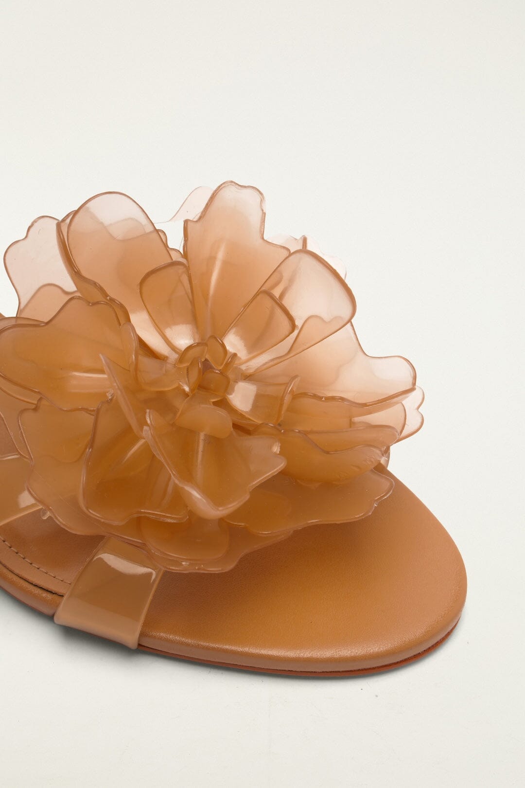 FARM Rio Shop Orange Jelly Flower Wedge Sandal