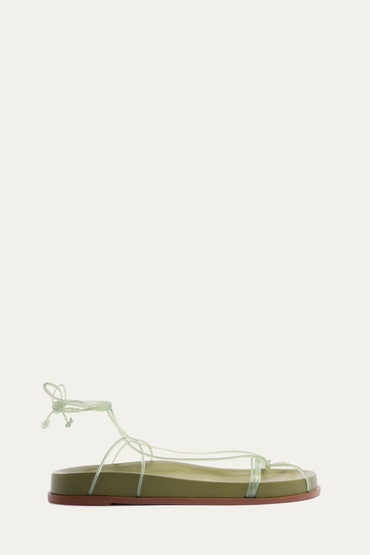 FARM Rio Shop Green Spaghetti Jelly Anatomic Flat Sandal