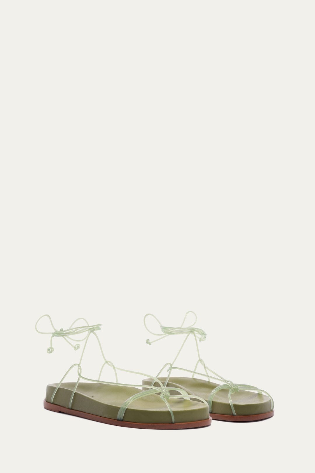 FARM Rio Shop Green Spaghetti Jelly Anatomic Flat Sandal