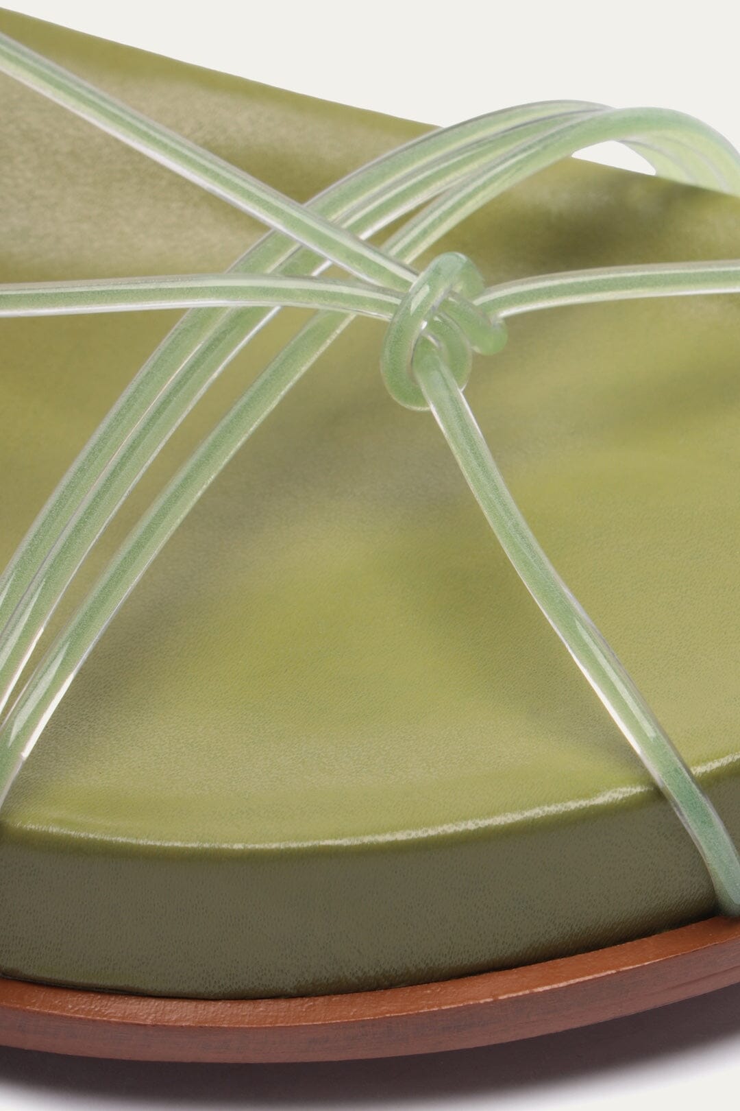 FARM Rio Shop Green Spaghetti Jelly Anatomic Flat Sandal