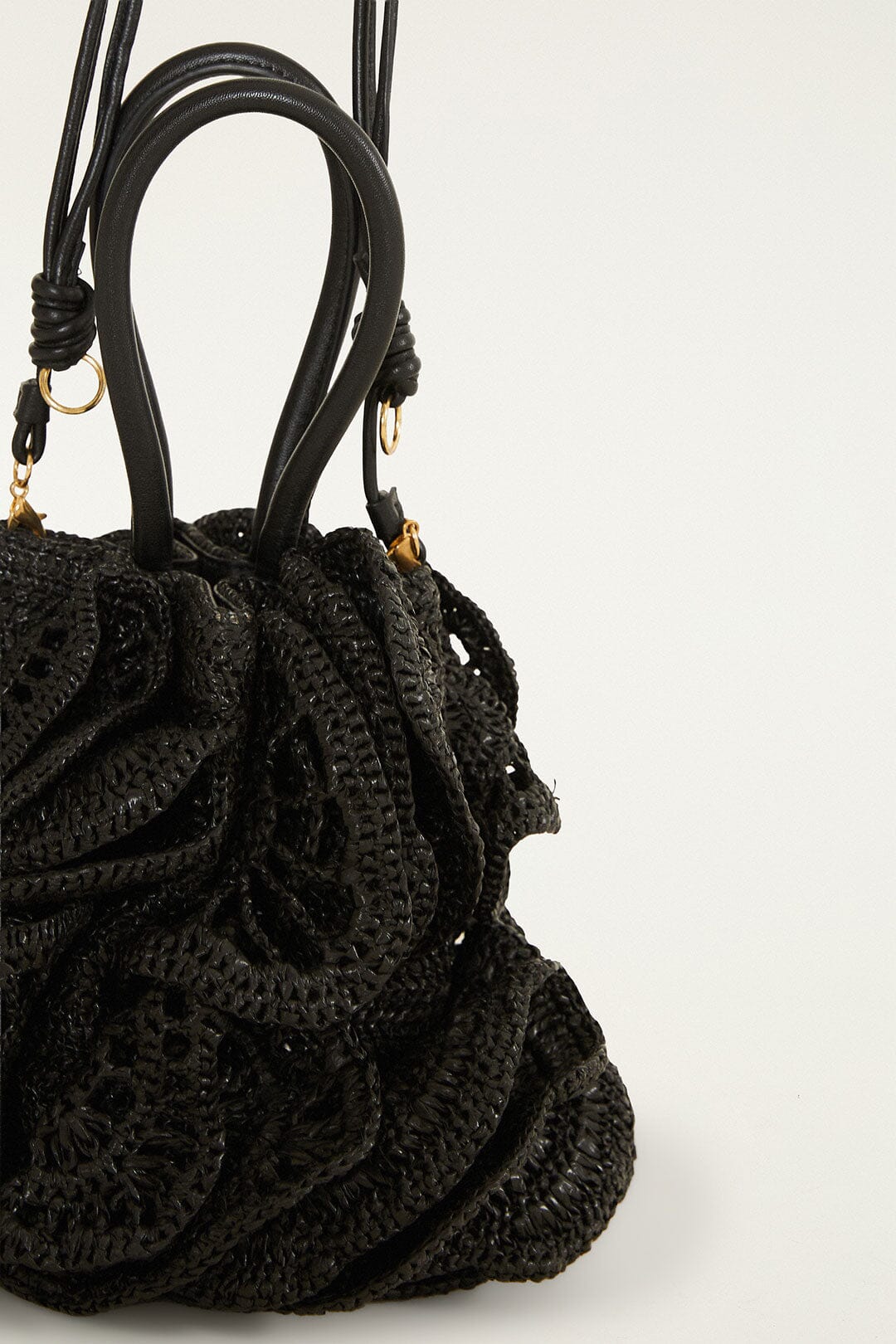 FARM Rio Shop Raffia Flower Bag