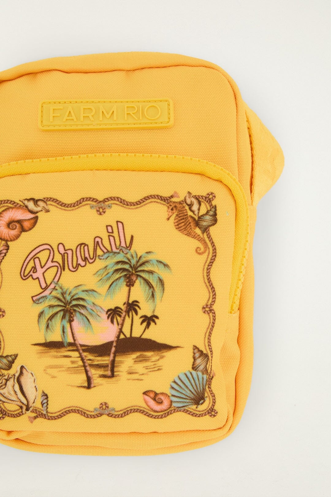 FARM Rio Shop Bahia Yellow Crossbody Bag