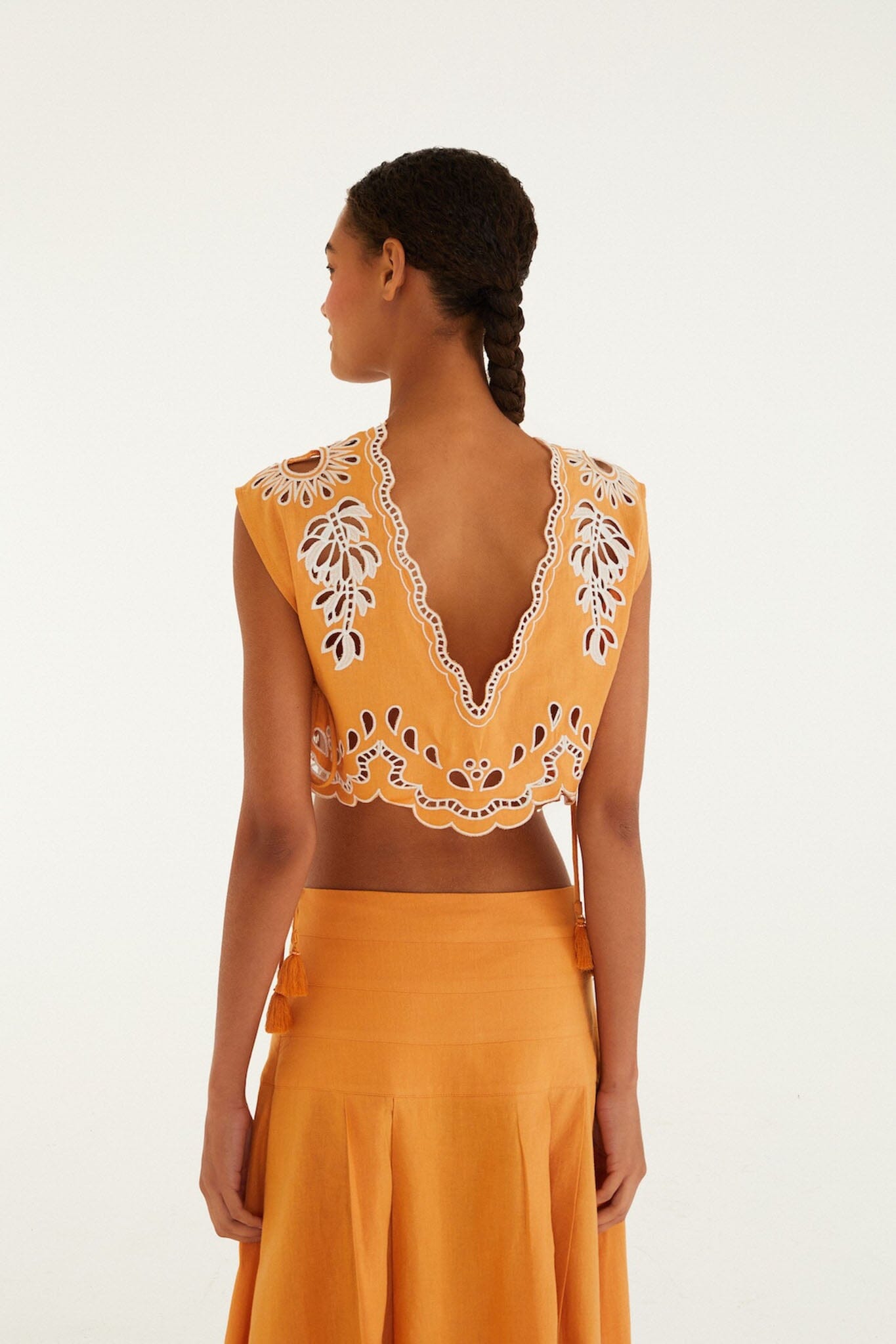 FARM Rio Shop Camel Banana Tree Blouse