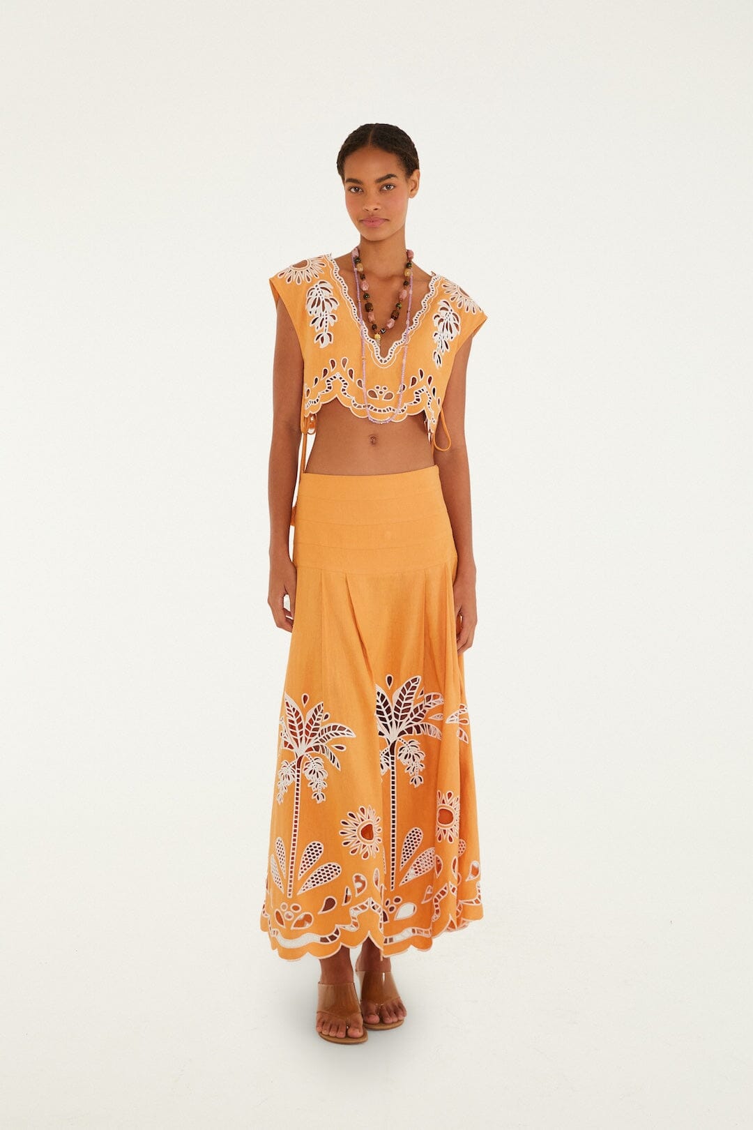FARM Rio Shop Camel Banana Tree Blouse