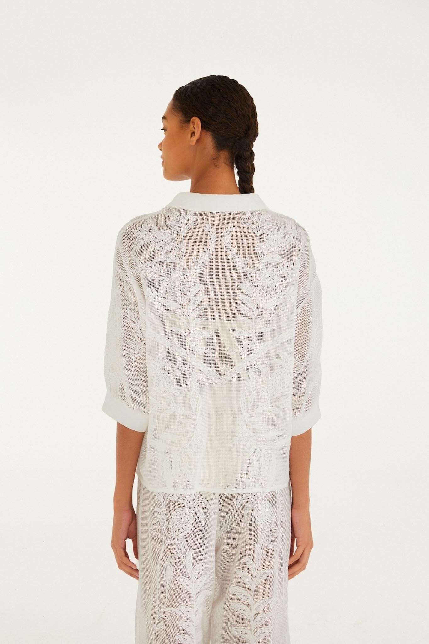 FARM Rio Shop Off-White Nina Blouse