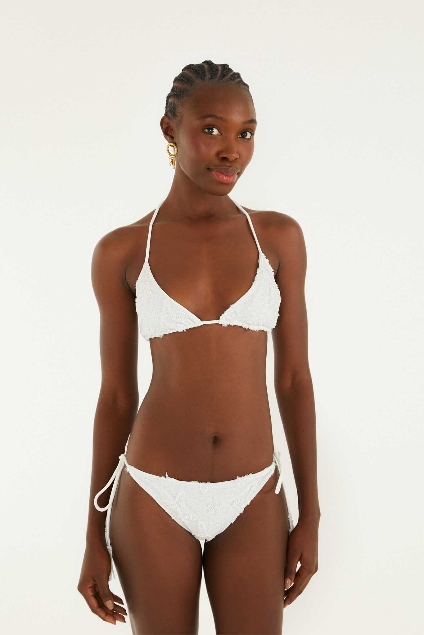 FARM Rio Shop Triangle Bikini Top With Tie On The Neck