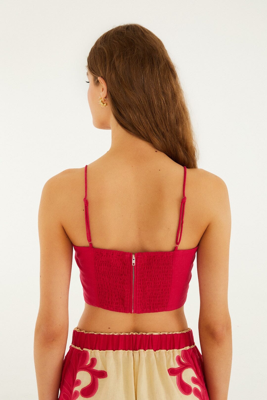FARM Rio Shop Pink Spring Arabesc Cutwork Lenzing Ecovero Euroflax Kimono