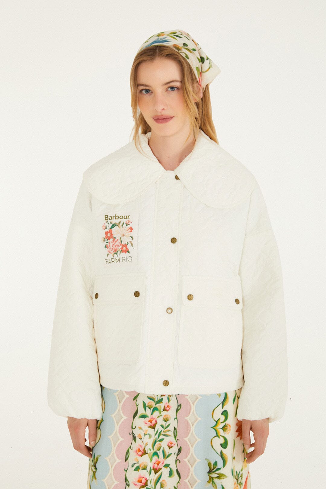 FARM Rio Shop Lotus Quilted Jacket