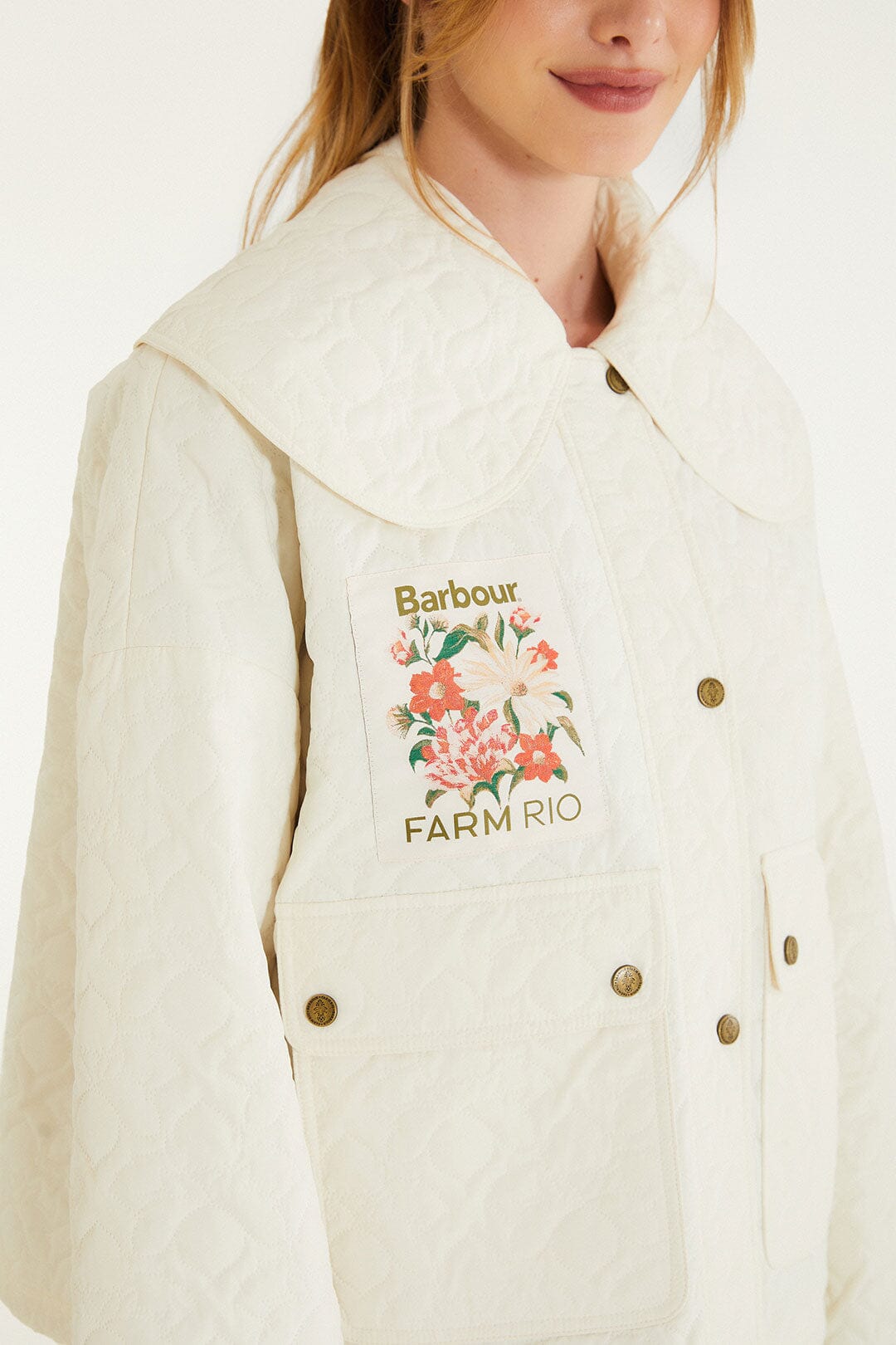FARM Rio Shop Lotus Quilted Jacket
