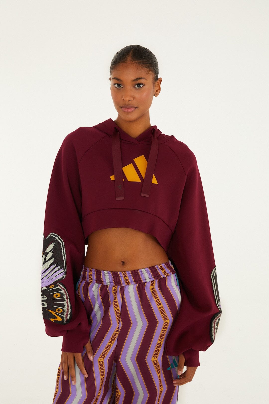 FARM Rio Shop Colorfly Adidas Amazon Red Hoodie