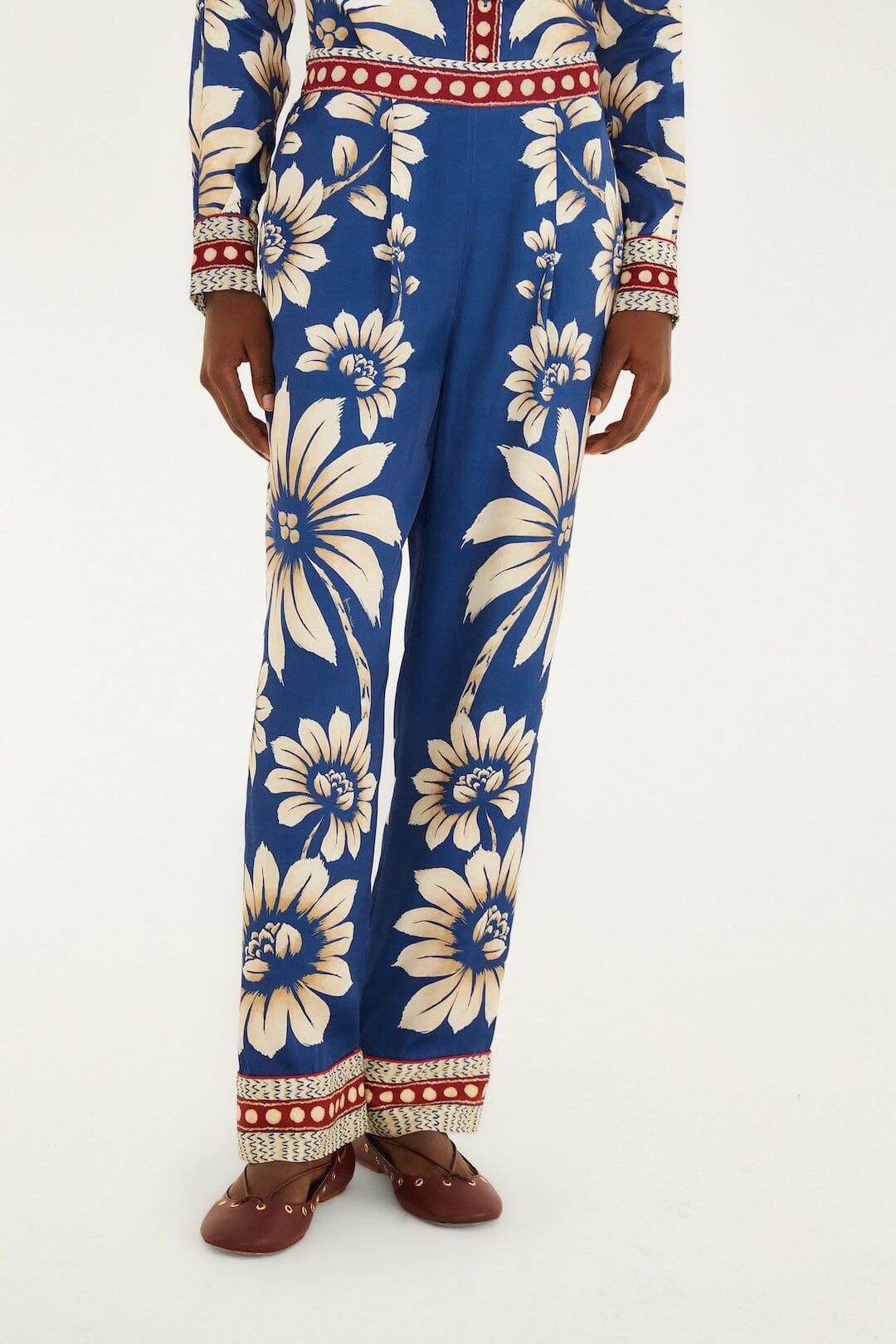 FARM Rio Sale by Type Blue Luna Lenzing Ecovero Viscose Pajama Pants
