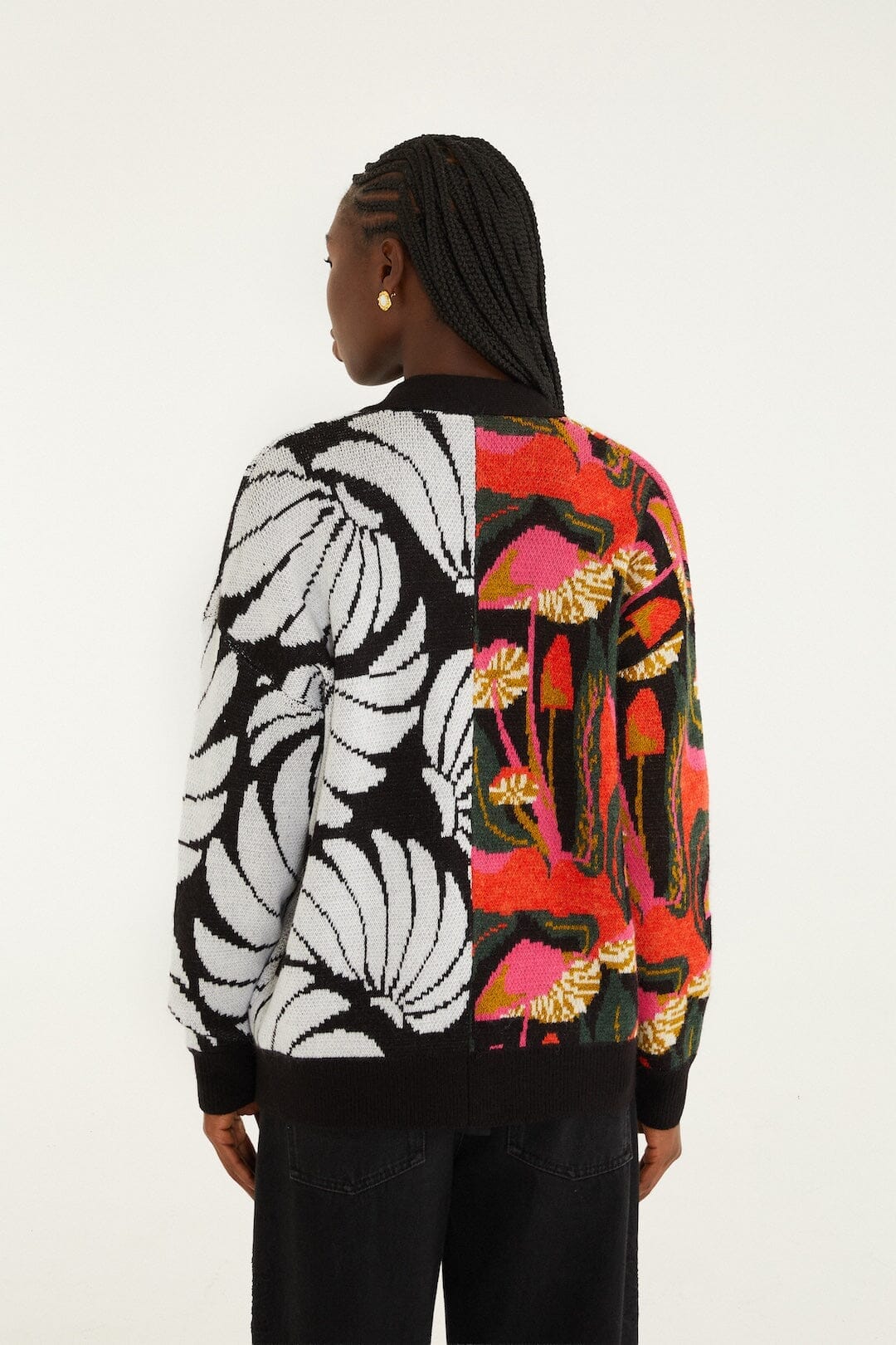 FARM Rio Sale by Type Mix Wild Mushrooms Knit Cardigan