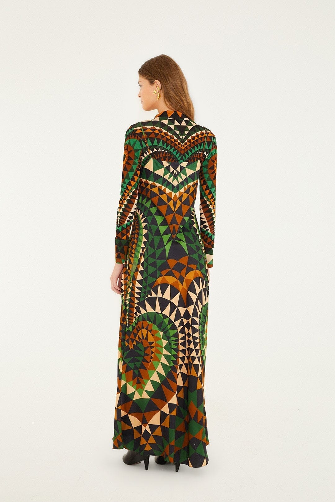 FARM Rio Sale Dresses Multicolor Heart Deco Lenzing™ Ecovero™ Viscose Slip Maxi Dress