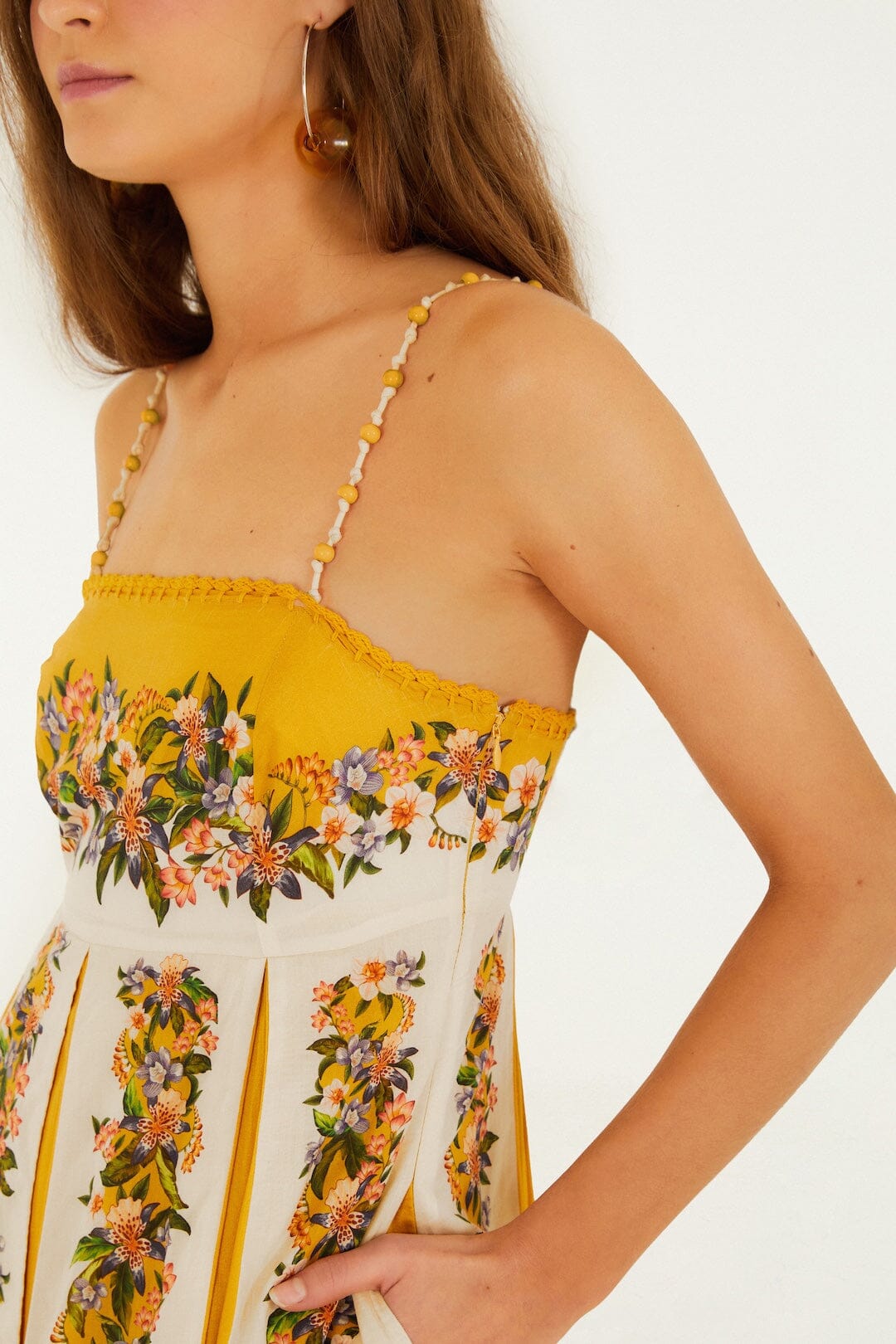 FARM Rio Shop Sand Hilo Stripes Maxi Dress