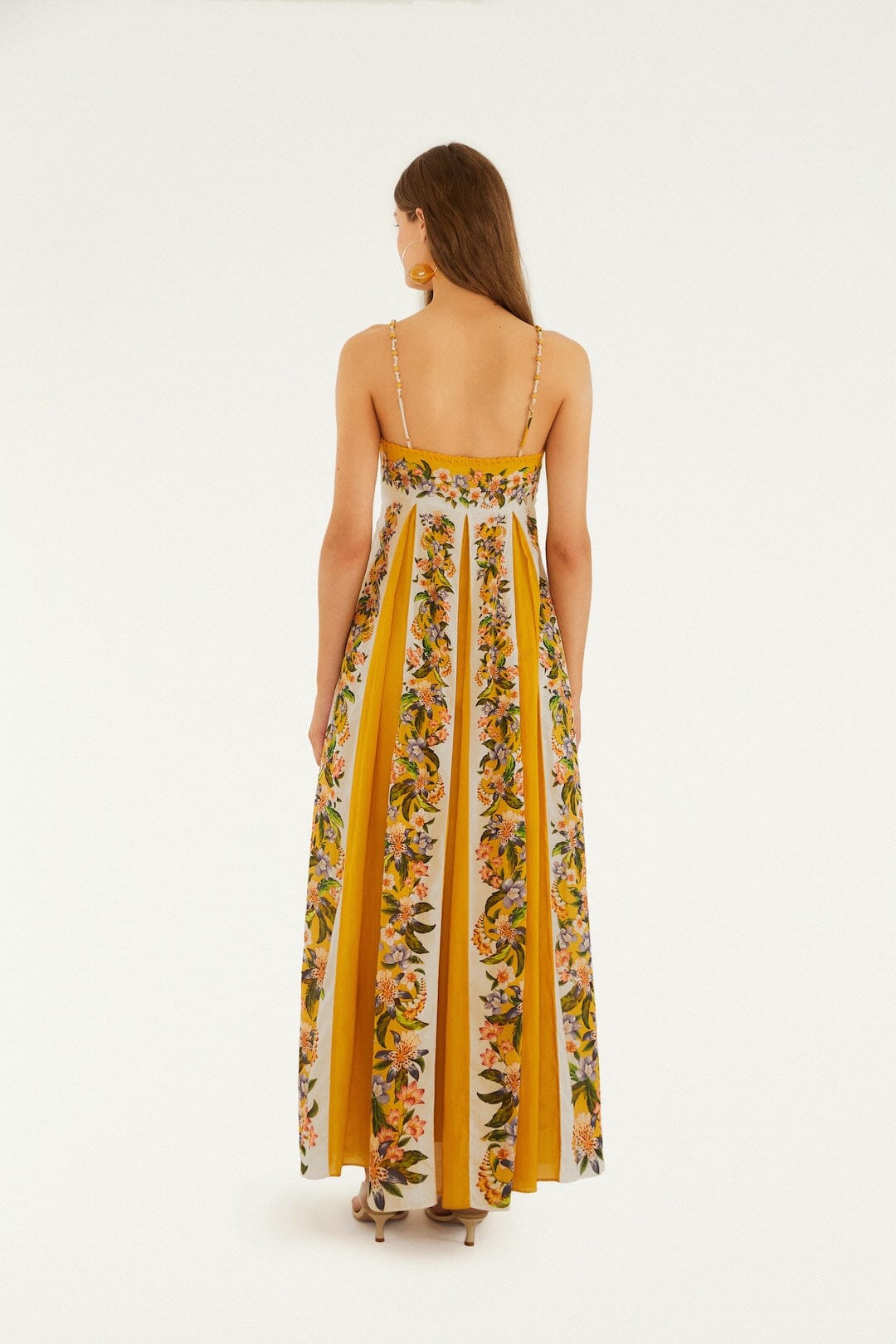 FARM Rio Shop Sand Hilo Stripes Maxi Dress