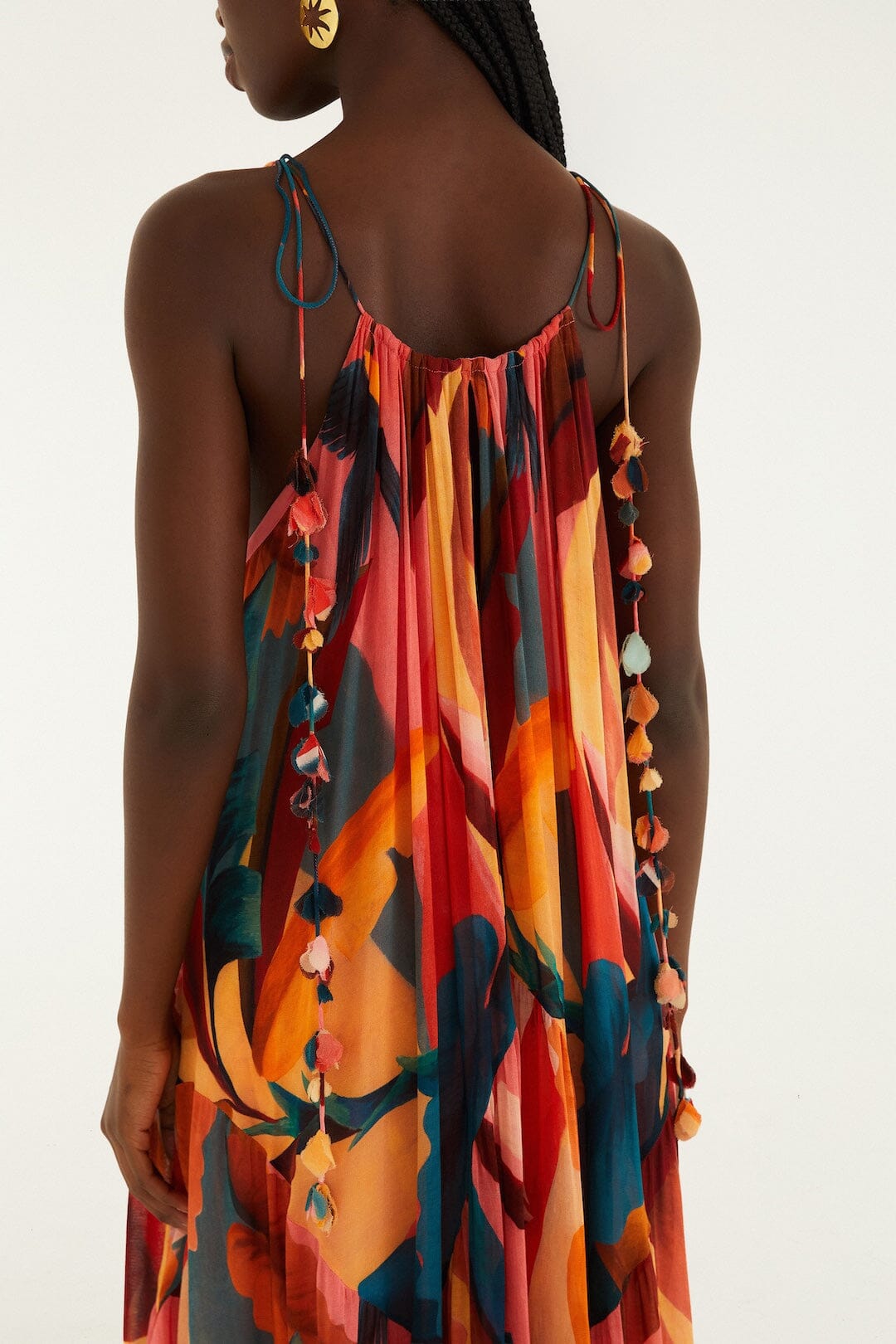 FARM Rio Shop Multicolor Atlantic Rainforest Sleeveless Maxi Dress