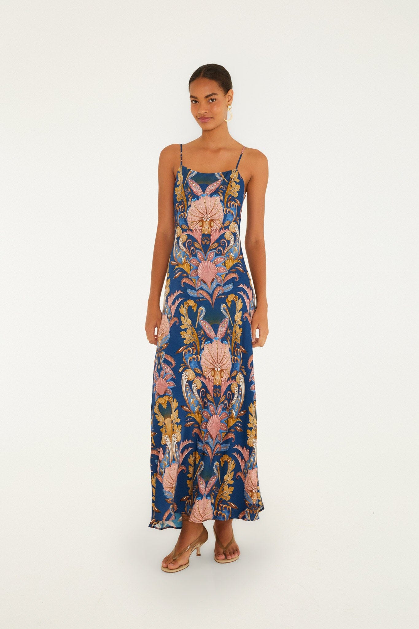 FARM Rio Shop Sea Garden Maxi Dress