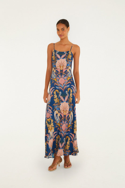 FARM Rio Shop Sea Garden Maxi Dress