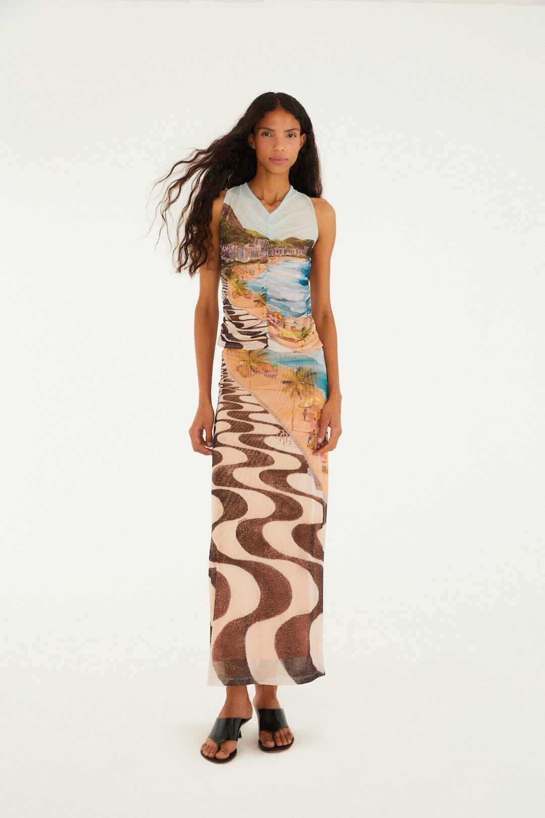 FARM Rio Shop Multicolor Copacabana Beach Skirt
