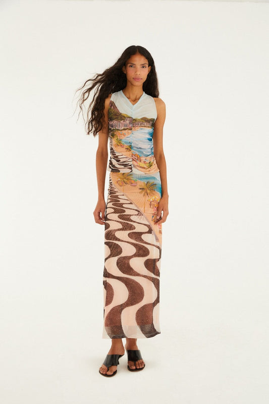 FARM Rio Shop Multicolor Copacabana Beach Skirt