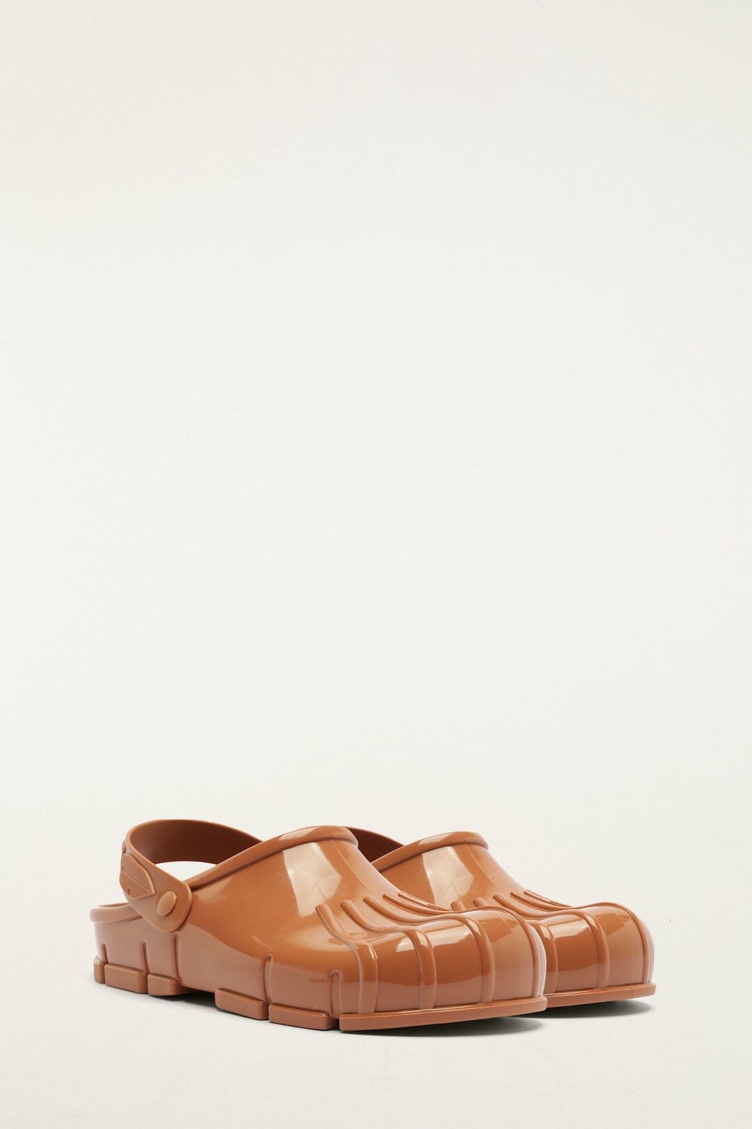 FARM Rio Shop Brown Monstera Slingback Rain Clog
