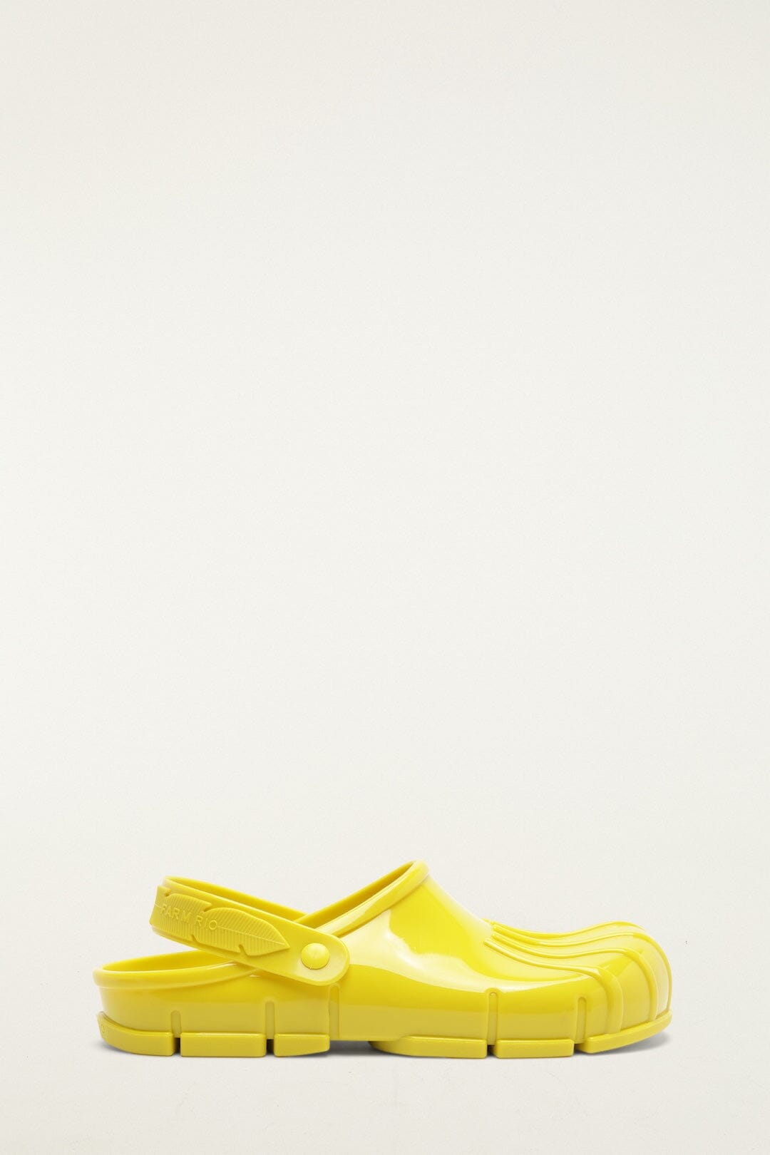 FARM Rio Shop Yellow Monstera Slingback Rain Clog