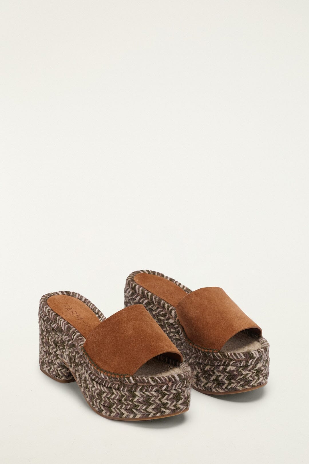FARM Rio Shop Brown Platform Espadrille Sandal