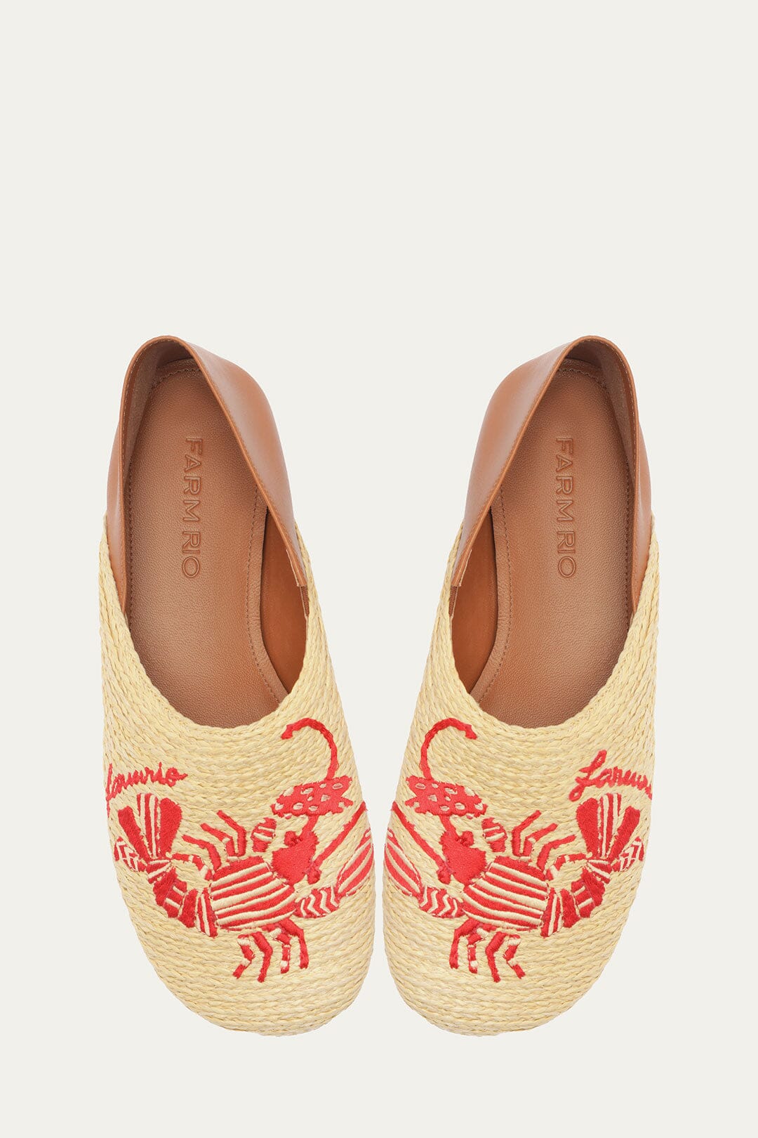 FARM Rio Shop Raffia Flat Loafer