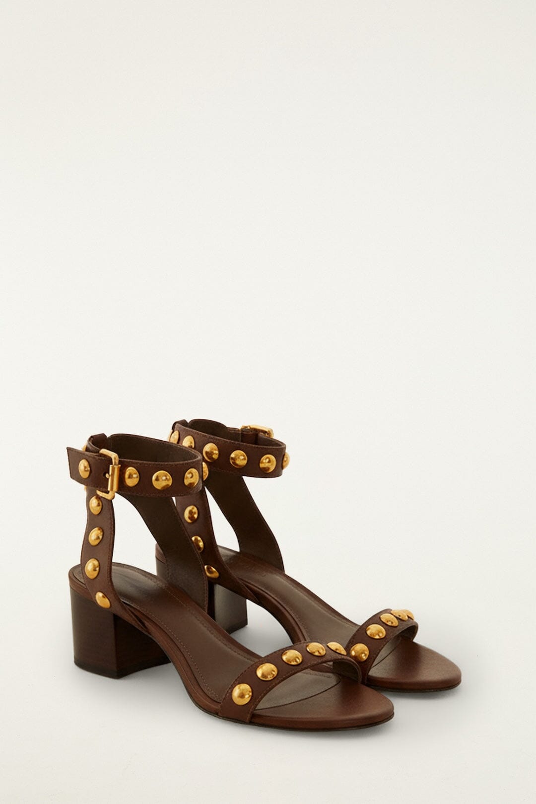 FARM Rio Shop Leather Block Sandal