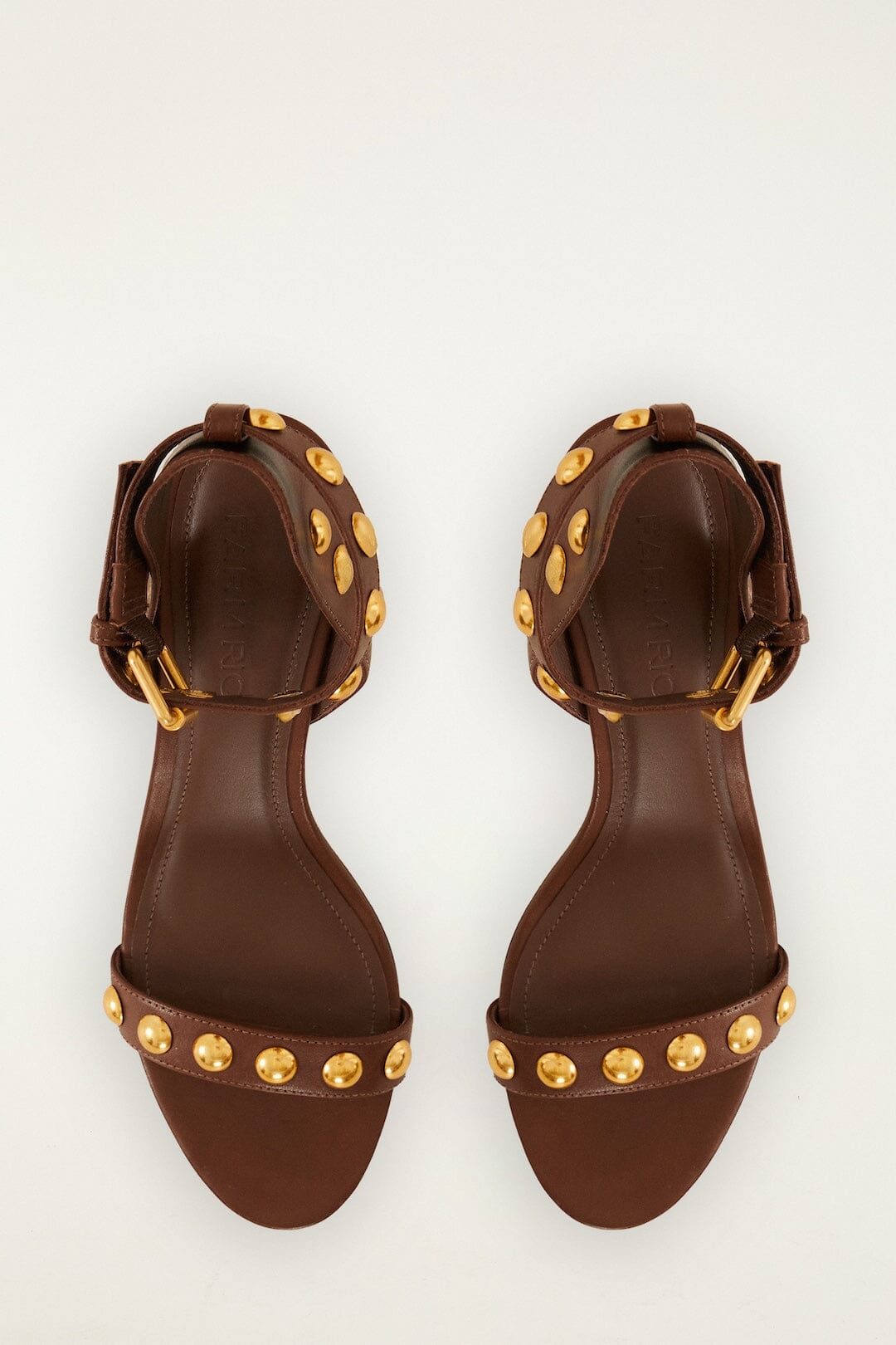 FARM Rio Shop Leather Block Sandal