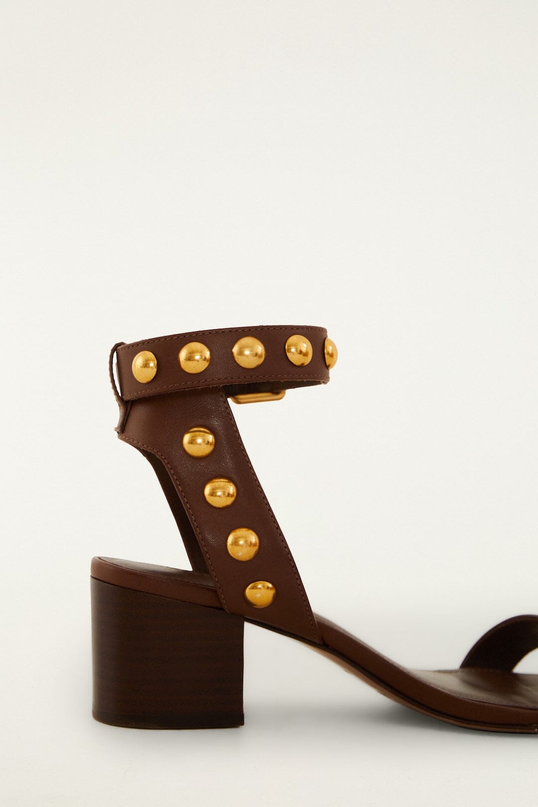 FARM Rio Shop Leather Block Sandal