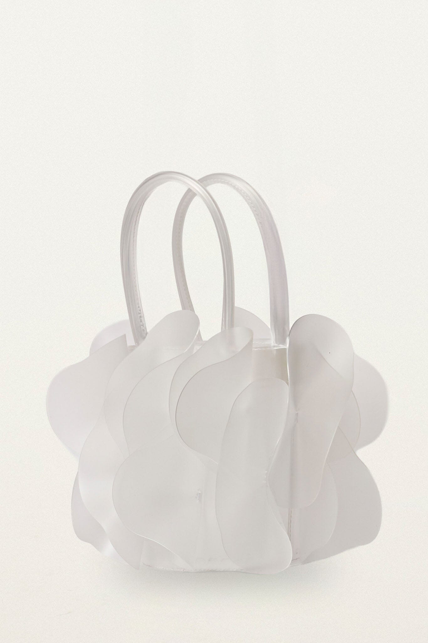FARM Rio Shop White Jelly Flower Bag