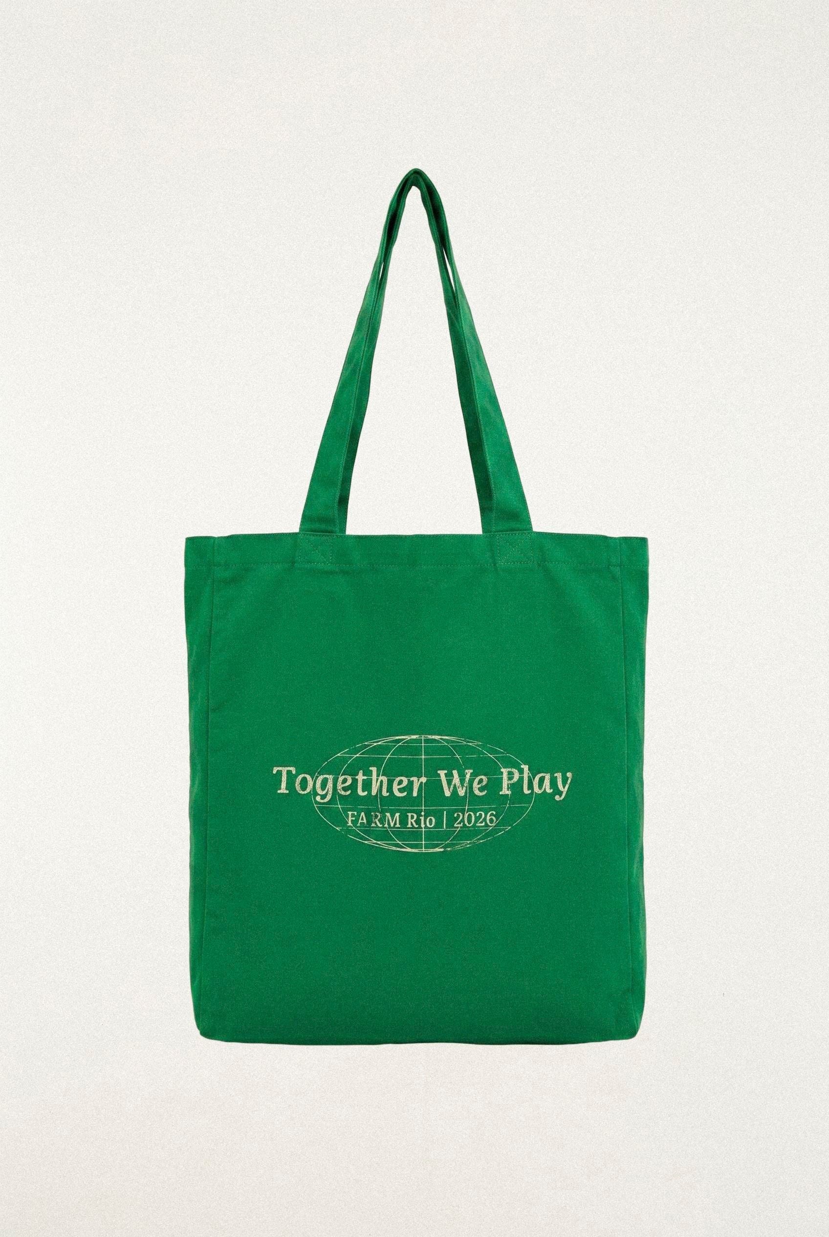 FARM Rio Shop Green Together We Play Tote Bag